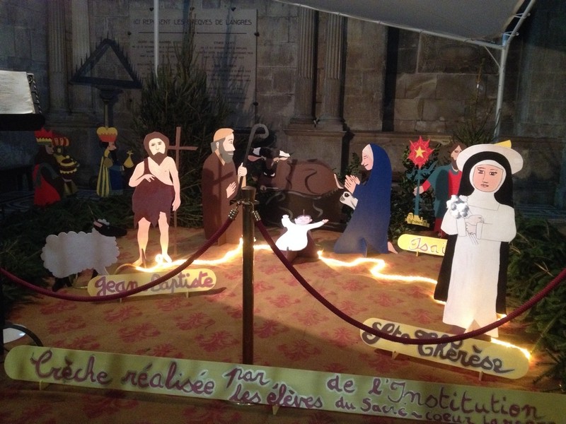 Notre crèche passe les fêtes à la cathédrale